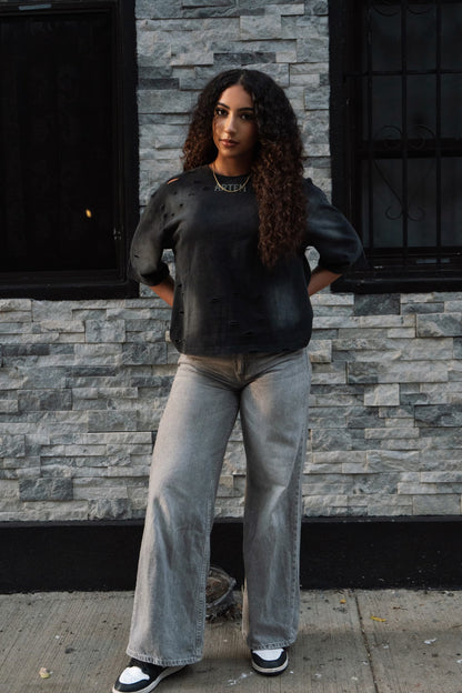 model is 140LB 5'6 wearing XS